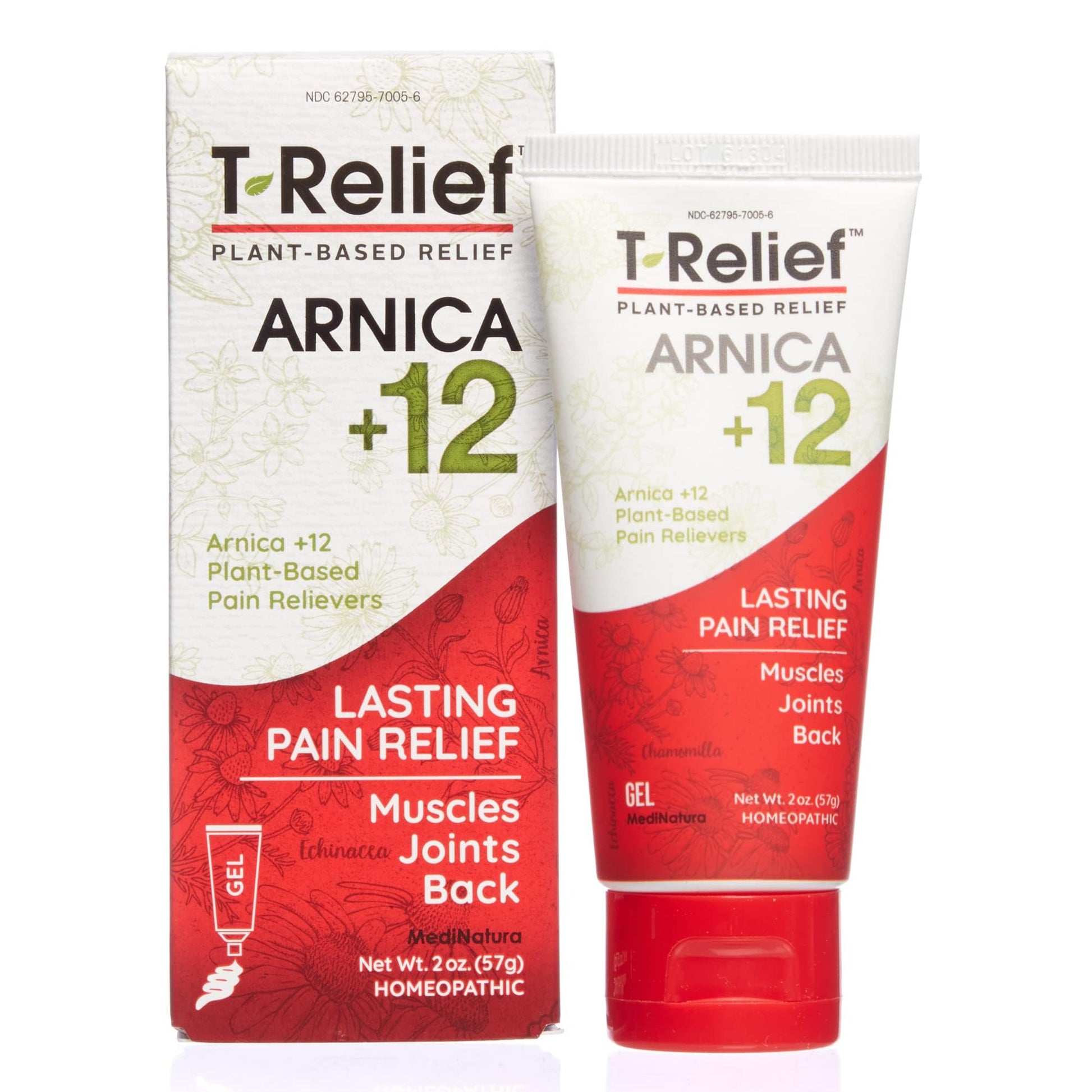 MediNatura T-Relief Extra Strength Discomfort Relief Gel-Extra-Strength Arnica Gel for Fast-Acting Relief-Supports Mobility & Body Aches-Homeopathic & Plant-Based-Paraben-Free-Non-Sticky - 2 oz - dailyvitalstore