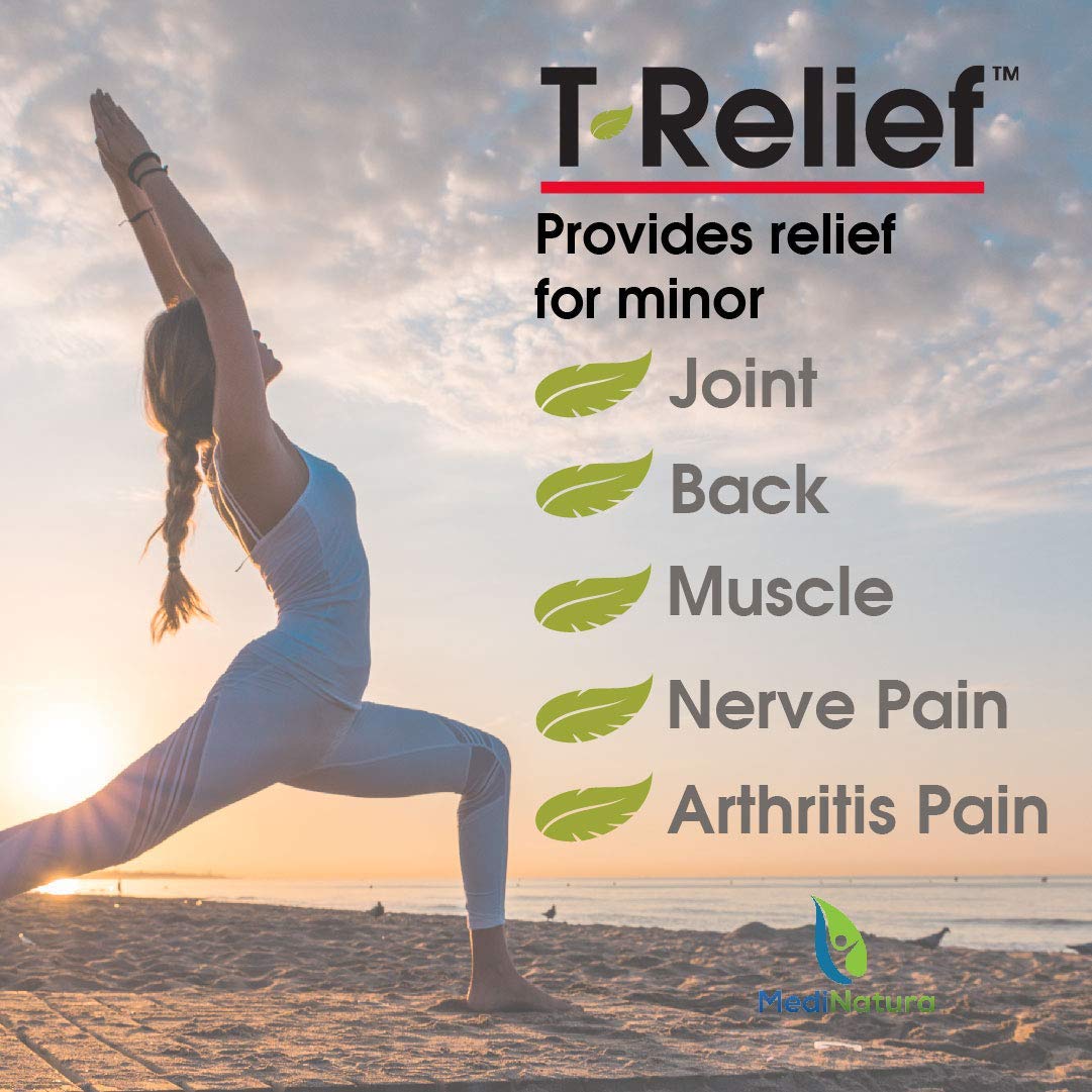 MediNatura T-Relief Extra Strength Pain Relief Arnica +12 Plant-Based Pain Relievers 100ct Tablets T-Relief Extra Strength Pain Relief 3oz Cream Bundle - dailyvitalstore