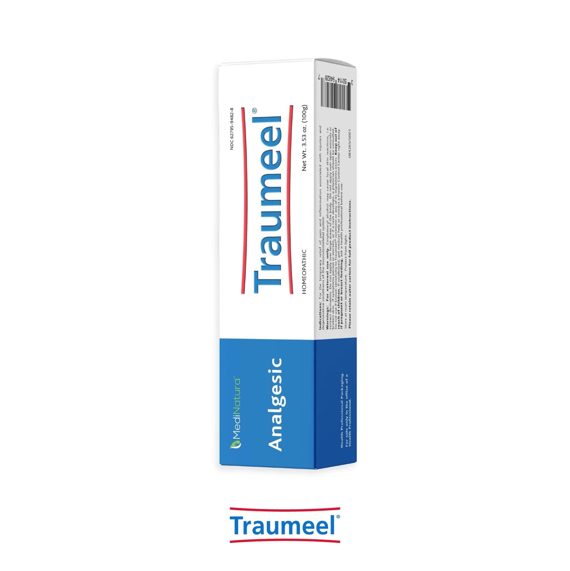 MediNatura Traumeel Ointment Topical Pain Relief for Muscle Joint Back Arthritis Injury or Exercise Related Pain & Soreness Arnica + 13 Active Ingredients - Made in Germany - 3.53 oz - dailyvitalstore