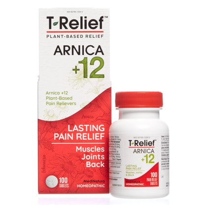 MediNatura Whole Body + Joints Bundle T-Relief Arnica +12 Natural Arthritis Pain Tablets 100ct + T-Relief Arnica +12 Natural Pain Relieving Tablets 100ct - dailyvitalstore