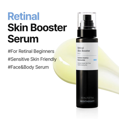 MEDITHERAPY Retinal Skin Booster Serum | Retinaldehyde, Niacinamide Anti-Aging Serum - K-Beauty Facial Serum for Fine Lines, Firming & Radiance - dailyvitalstore