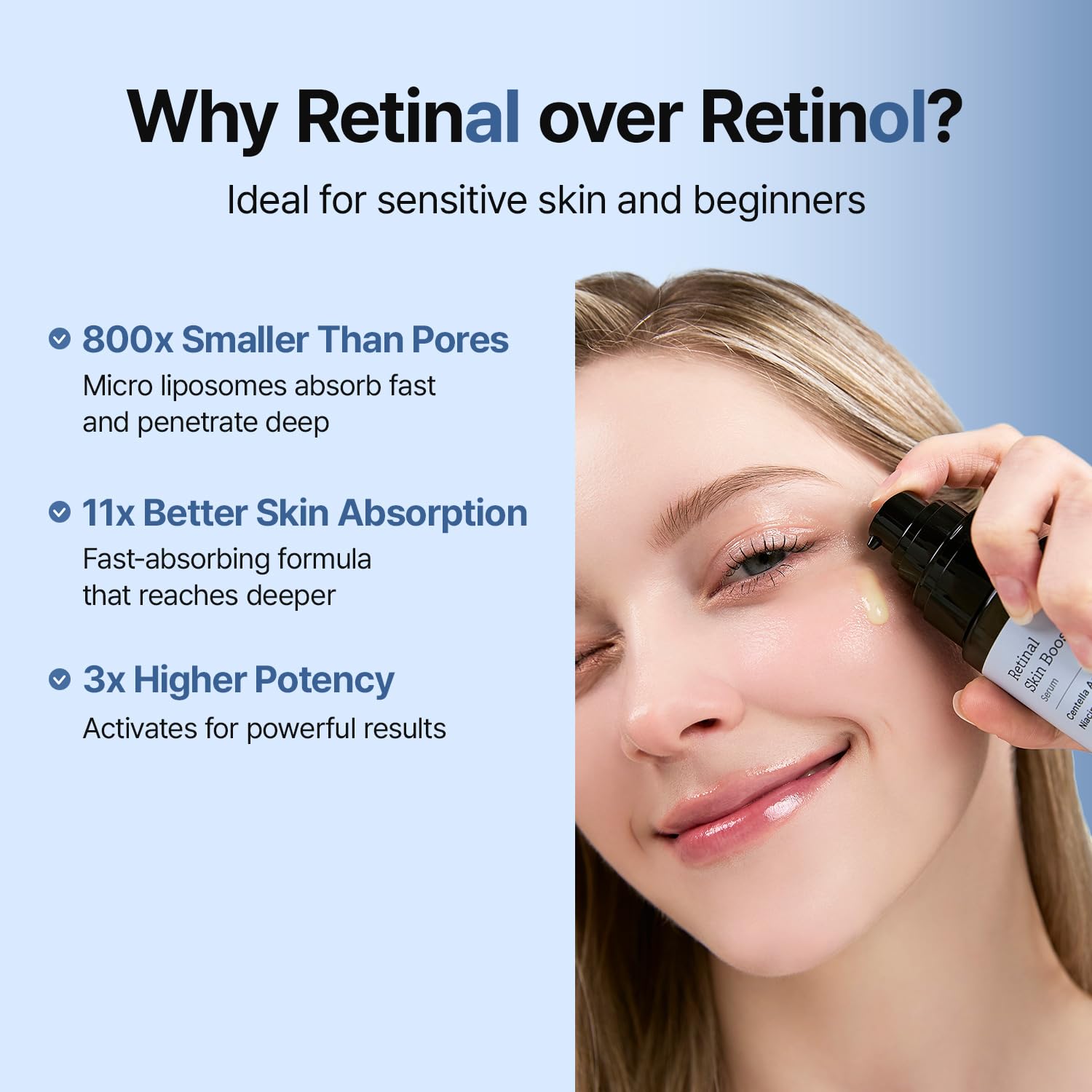 MEDITHERAPY Retinal Skin Booster Serum | Retinaldehyde, Niacinamide Anti-Aging Serum - K-Beauty Facial Serum for Fine Lines, Firming & Radiance - dailyvitalstore