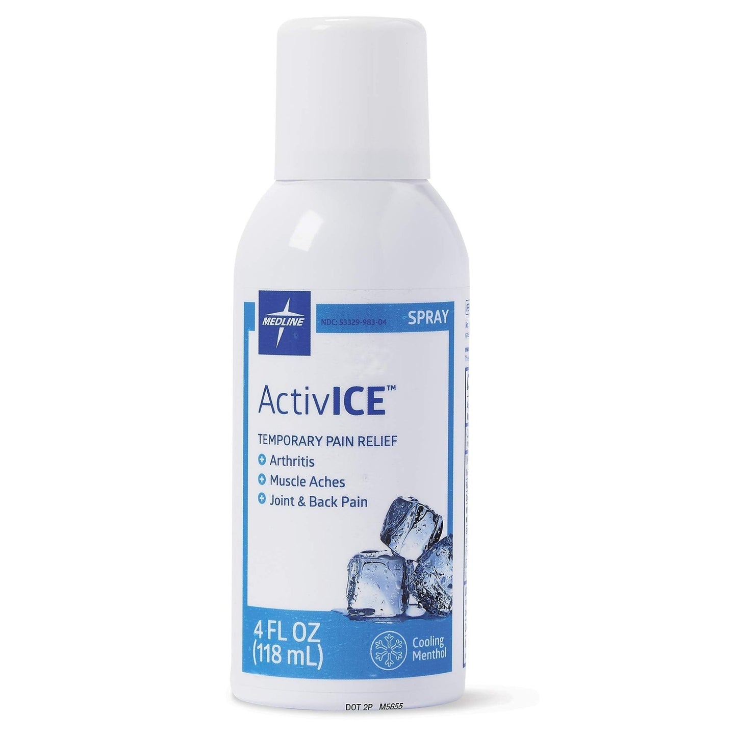 Medline ActivICE Spray Cooling Gel, Topical Pain Relief for Arthritis, Joint, Muscle, Back & Body Aches & Pain, 4 oz - dailyvitalstore