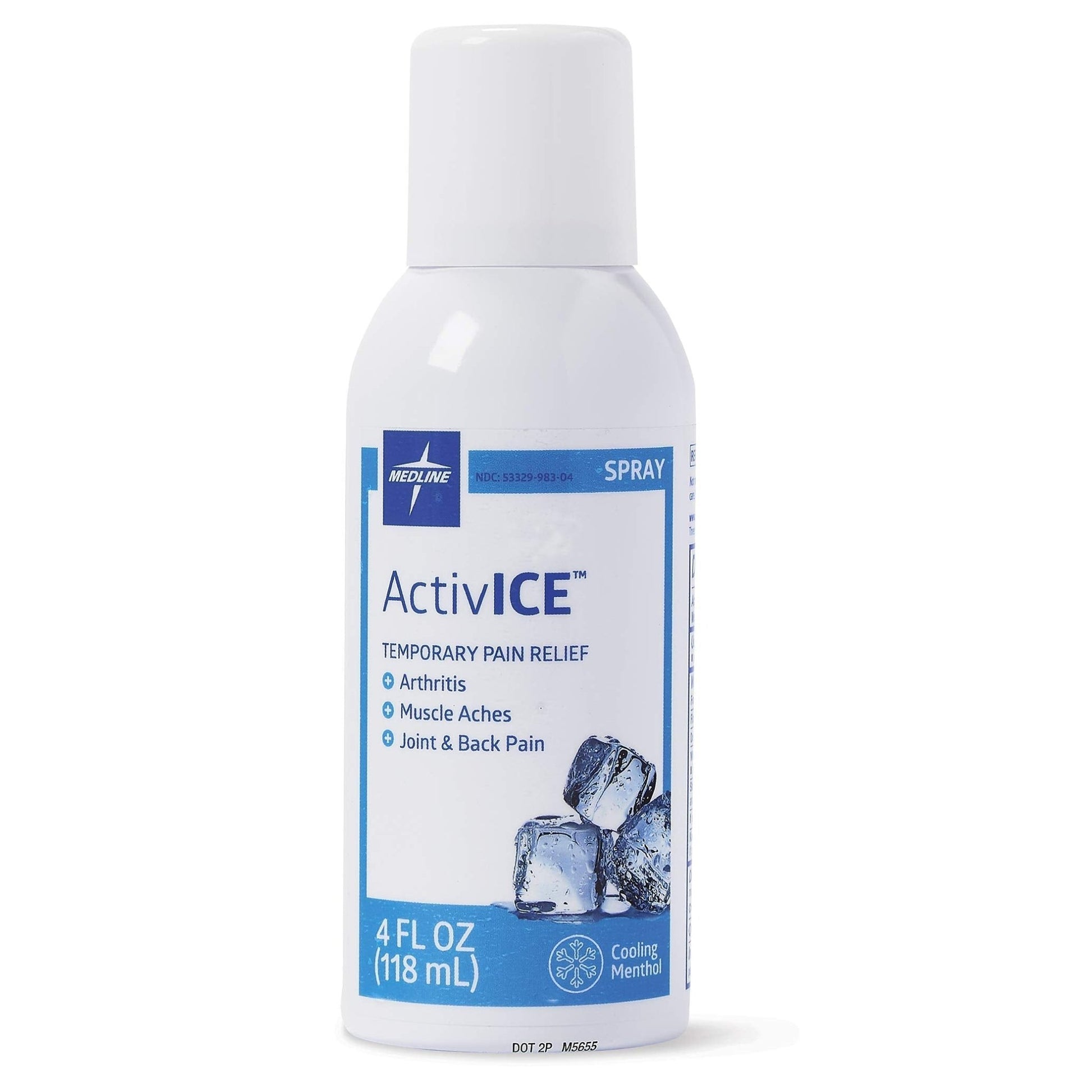 Medline ActivICE Spray Cooling Gel, Topical Pain Relief for Arthritis, Joint, Muscle, Back & Body Aches & Pain, 4 oz - dailyvitalstore
