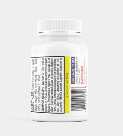 MedPlus Low Dose Aspirin 81 mg - 500 Tablets | Enteric Coated | Pain Reliever for Minor Aches and Pains, Fever Reducer - Made in USA - dailyvitalstore