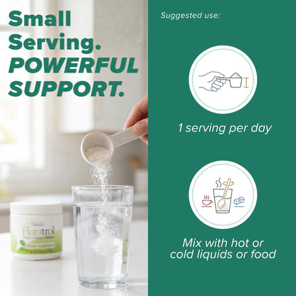 Medtrition Floratrol™ Prebiotic Fiber Powder for Digestive Health – Bimuno® GOS Prebiotic + Selenium – Supports Gut Health & Regularity – Dissolves Clear and Fast, - dailyvitalstore