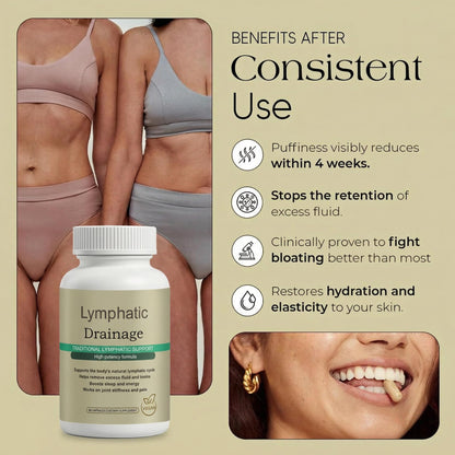Megacephalus Lymphatic Drainage Capsules - New Maximum Potency Formula with Dandelion Extract, Cleavers Extract, Natural Ingredients, Vegan & Non-GMO, 60 Capsules (1) - dailyvitalstore