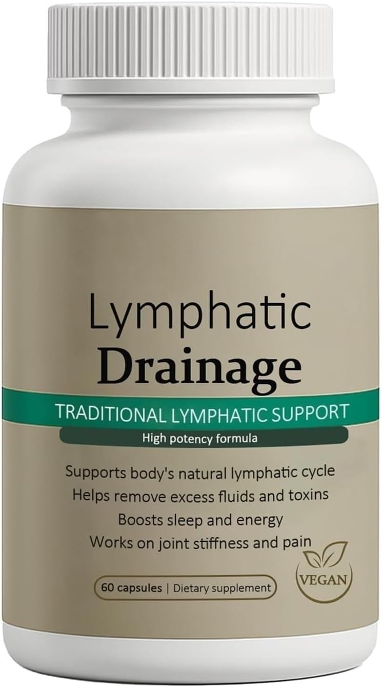 Megacephalus Lymphatic Drainage Capsules - New Maximum Potency Formula with Dandelion Extract, Cleavers Extract, Natural Ingredients, Vegan & Non-GMO, 60 Capsules (1) - dailyvitalstore