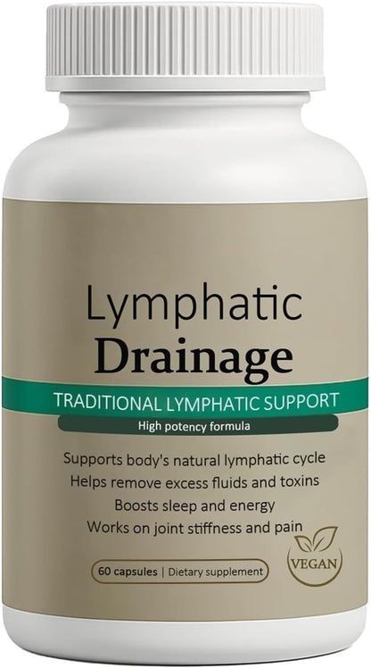 Megacephalus Lymphatic Drainage Capsules - New Maximum Potency Formula with Dandelion Extract, Cleavers Extract, Natural Ingredients, Vegan & Non-GMO, 60 Capsules (1) - dailyvitalstore