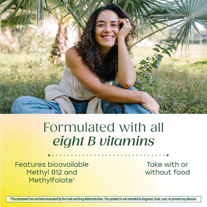 MegaFood Balanced B Complex - Vitamin B Complex for Women & Men - Vitamin B6, B12, Folate, Biotin - Cellular Energy Metabolism - dailyvitalstore
