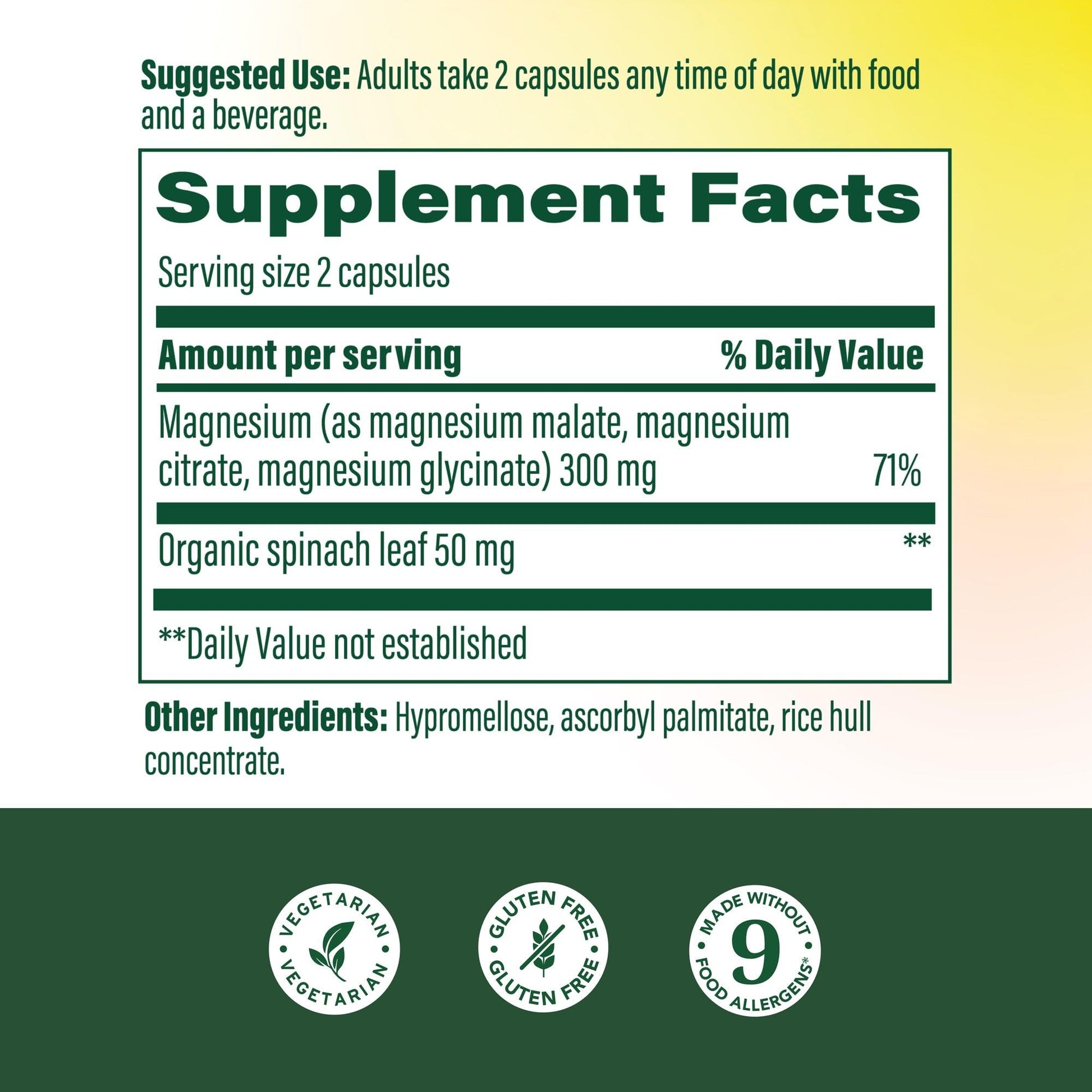 MegaFood Magnesium Glycinate, Citrate & Malate 300mg Supplement - Highly Absorbable Blend to Support Heart, Nerve Health & Relaxation, - dailyvitalstore