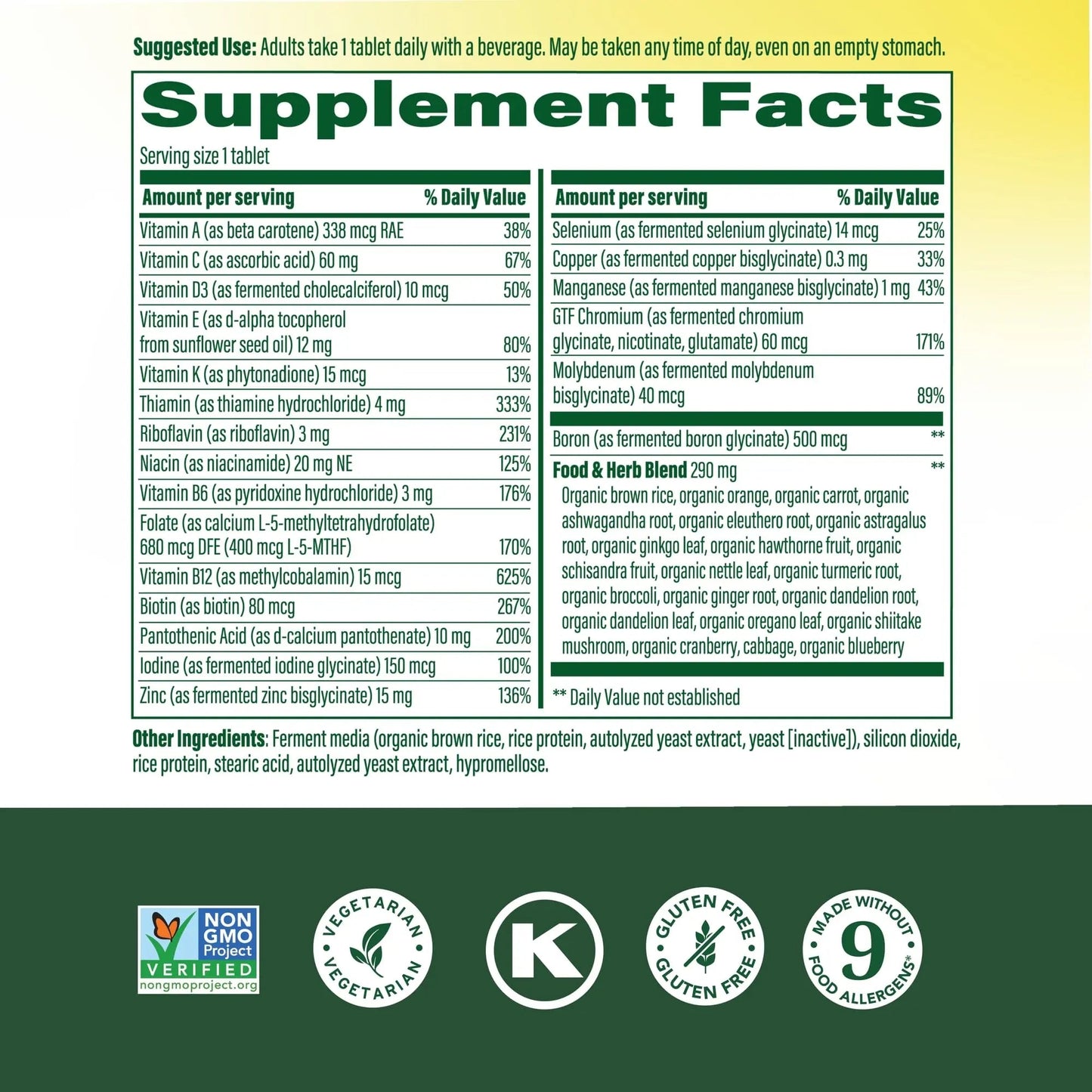 MegaFood Multivitamin for Men 40+ One Daily Mens Multivitamins - Methylated B12, Vitamin D3, B6, C & Zinc, Muscle & Bone Health - dailyvitalstore