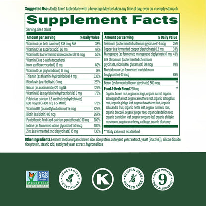 MegaFood Multivitamin for Men 40+ One Daily Mens Multivitamins - Methylated B12, Vitamin D3, B6, C & Zinc, Muscle & Bone Health - dailyvitalstore