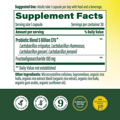 MegaFood Womens Probiotic + Prebiotic - Gluten-Free Prebiotics and Probiotics for Women, Supports Digestive Health & Regularity, Vaginal Probiotics - dailyvitalstore
