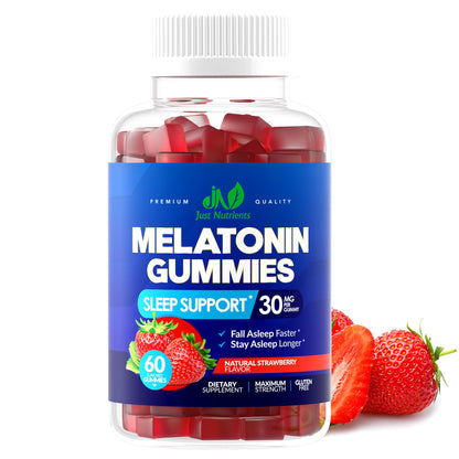 Melatonin 30mg Gummies for Adults (60 Servings) - Maximum Strength Sleep Support with 30mg of Melatonin Per Gummy - Gluten-Free, Sugar-Free, Non-GMO, 100% Vegetarian, - dailyvitalstore