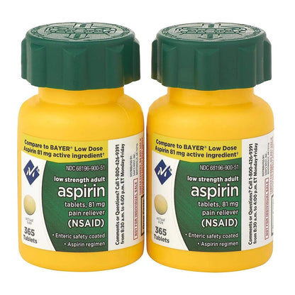 Members Mark 81 mg Low Strength Aspirin (730 Count) - dailyvitalstore
