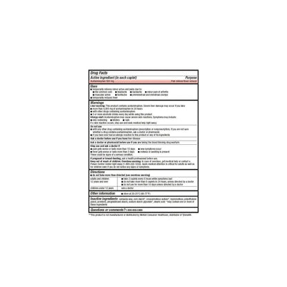 Members Mark Acetaminophen, 1200 Caplets, Pain Reliever, 500 mg - dailyvitalstore