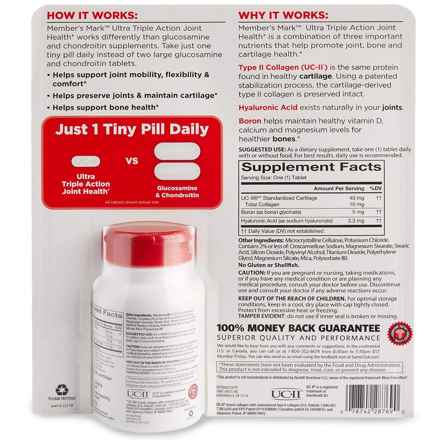 Member's Mark™ Ultra Triple Action Joint Health - dailyvitalstore