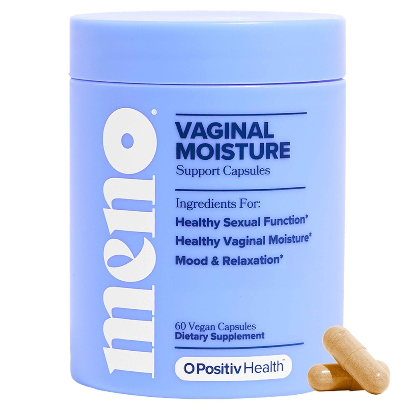 MENO Vaginal Moisture Support Capsules – OBGYN-Formulated to Support Healthy Vaginal Moisture, Mood & Relaxation – Hormone-Free Supplements with Maca Root & Fenugreek Seed Extract – 30 Servings - dailyvitalstore