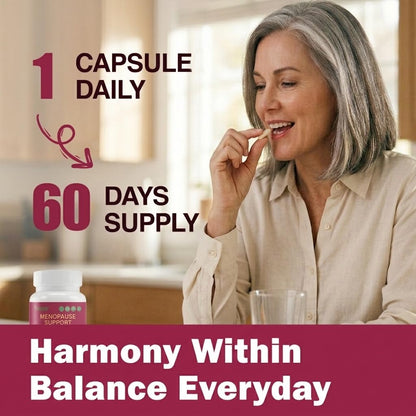 Menopause Supplements for Women with Probiotics, DIM, Black Cohosh, Chasteberry & Soy Isoflavones Support Hormone Balance & Helps Relieve Hot Flashes, Night Sweats - 60 Servings (Made & Tested in USA) - dailyvitalstore