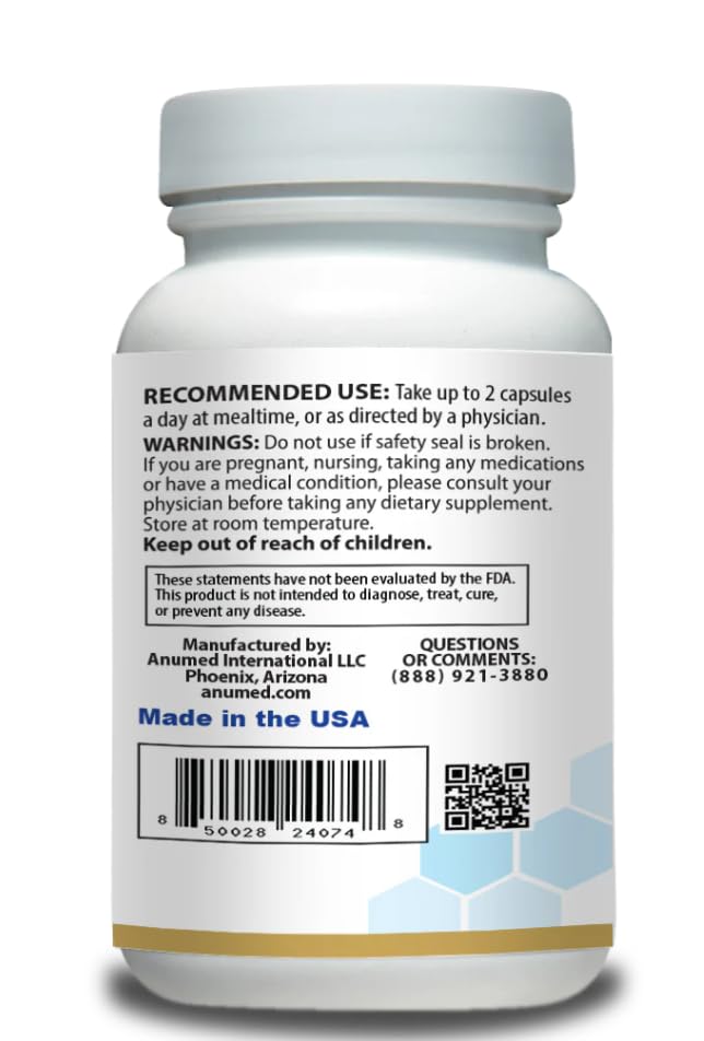 Men’s Multivitamin Supplement – Daily Energy, Immune & Heart Support – with Zinc, Magnesium, B12, CoQ10, Turmeric, Ginseng & More – 60 Vegetable Capsules – AnuMed - dailyvitalstore