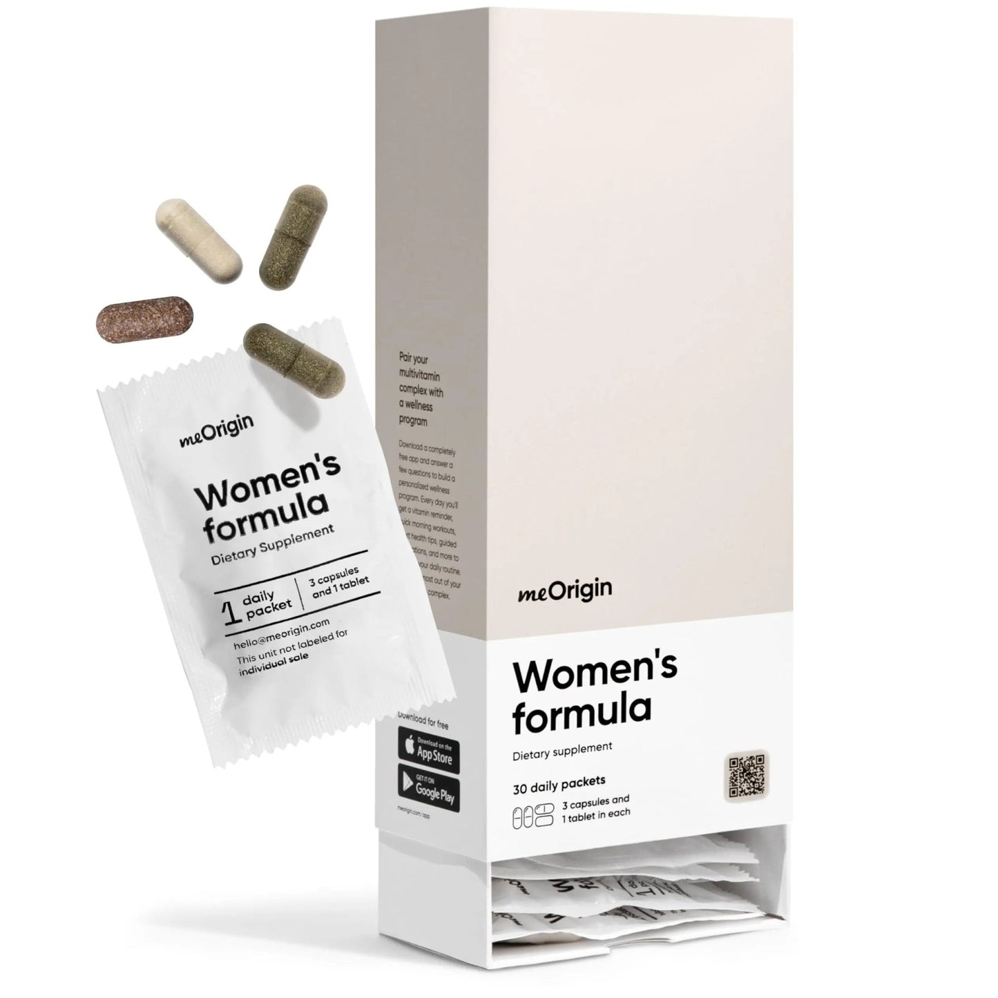 meOrigin Multivitamin for Women, All-in-One Supplement Complex with Vitamin B12, A, C, Biotin, D, E, Folate, Magnesium - dailyvitalstore