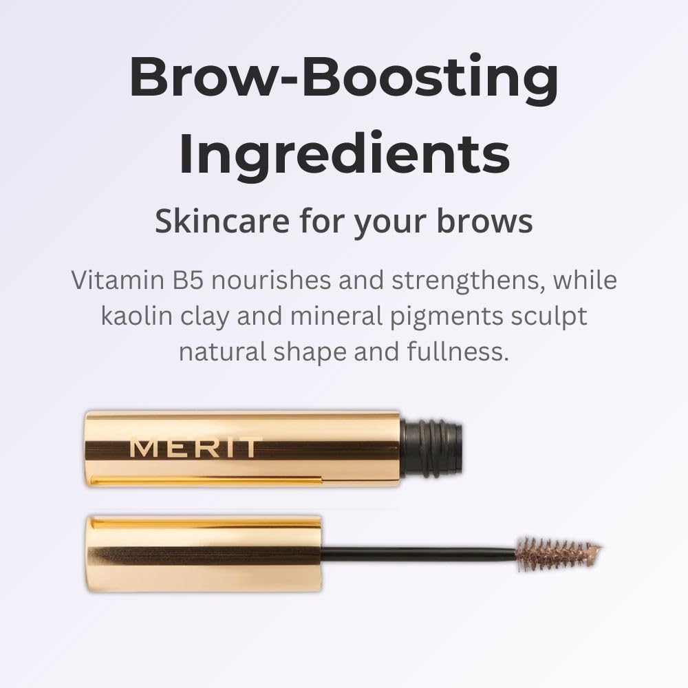 Merit Brow 1980 Volumizing Tinted Eyebrow Gel-Pomade - Taupe - Taupe with Cool Undertones - dailyvitalstore