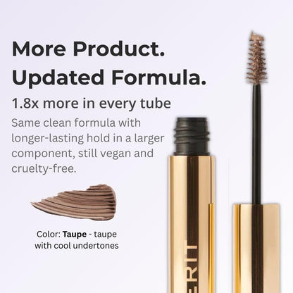 Merit Brow 1980 Volumizing Tinted Eyebrow Gel-Pomade - Taupe - Taupe with Cool Undertones - dailyvitalstore