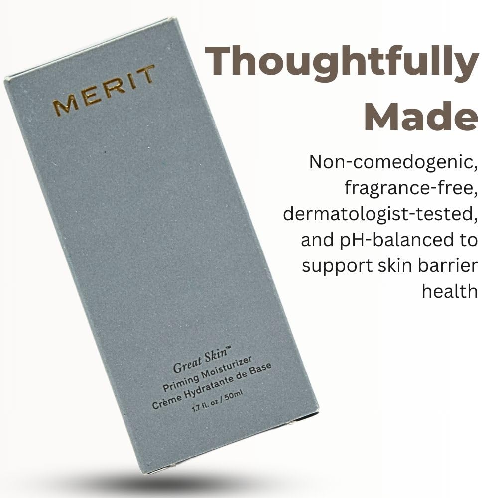 Merit Great Skin Priming And Firming Moisturizer With Peptides And Hyaluronic Acid - dailyvitalstore