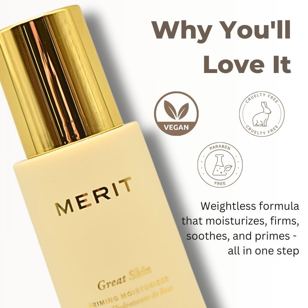 Merit Great Skin Priming And Firming Moisturizer With Peptides And Hyaluronic Acid - dailyvitalstore