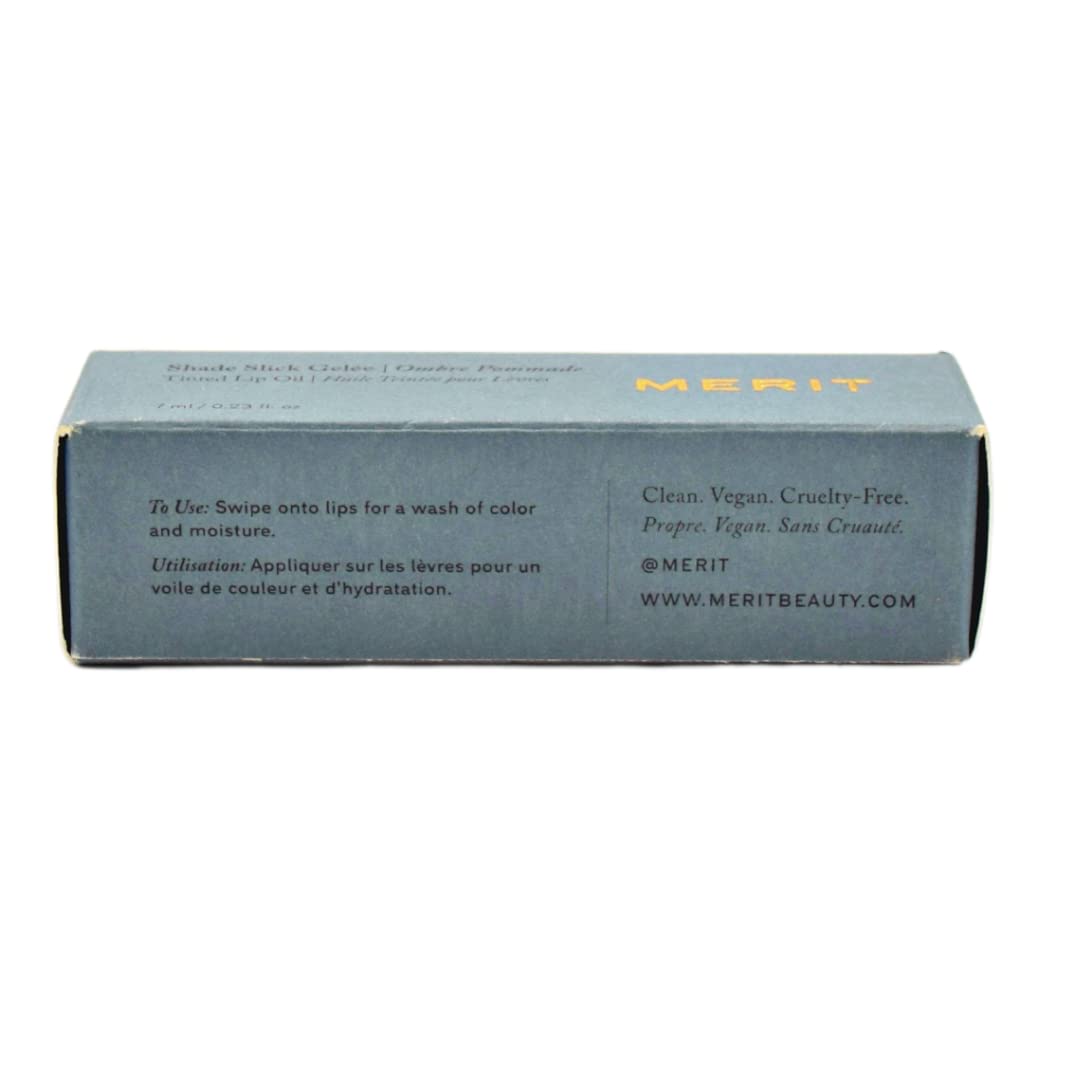 MERIT Shade Slick Gelée Sheer Tinted Lip Oil Les Deux - dailyvitalstore