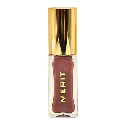 Merit Shade Slick Hydrating Tinted Lip Oil – Twin Set Mauve | Vegan Lip Gloss with Rosehip, Shea & Jojoba Oils for Moisturizing High-Shine Color - dailyvitalstore