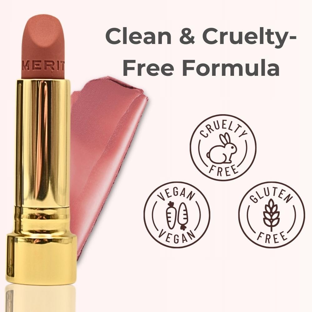 Merit Signature Lip Lightweight Matte Lipstick - 0.10 oz / 3 g (Classic (neutral), standard) - dailyvitalstore