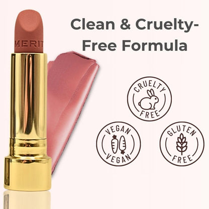 Merit Signature Lip Lightweight Matte Lipstick - 0.10 oz / 3 g (Classic (neutral), standard) - dailyvitalstore