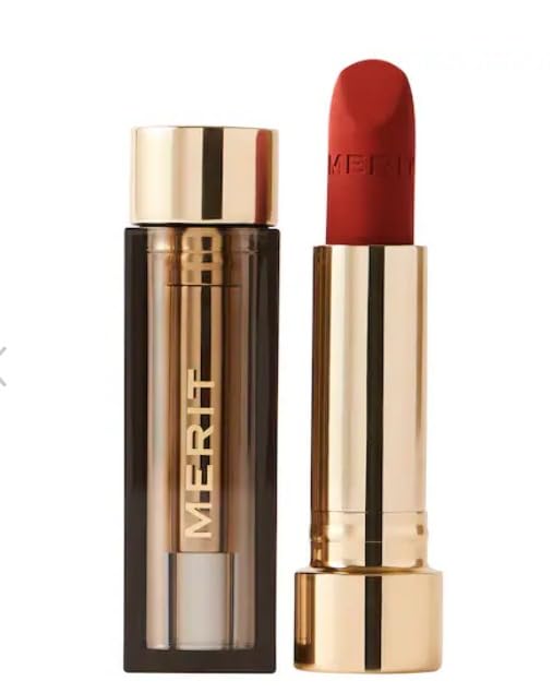 Merit Signature Lip Lightweight Matte Lipstick - 0.10 oz / 3 g (Vermillion (warm red), standard) - dailyvitalstore