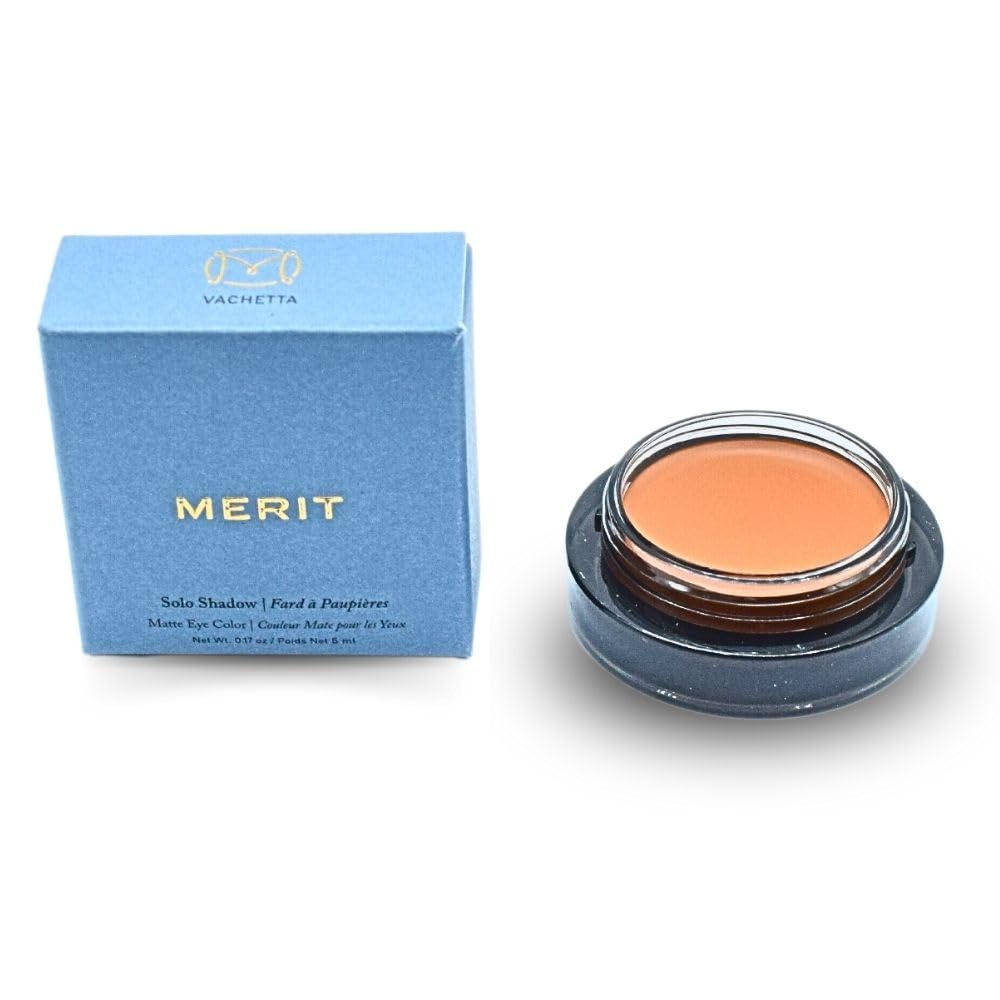 MERIT Solo Shadow Cream-to-Powder Soft Matte Eyeshadow Vachetta - dailyvitalstore