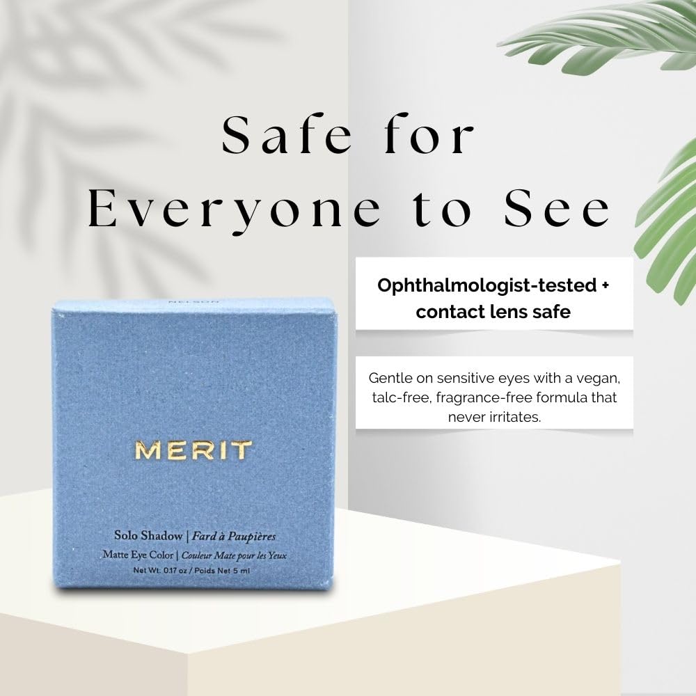 MERIT Solo Shadow Cream-to-Powder Soft Matte Eyeshadow Vachetta - dailyvitalstore