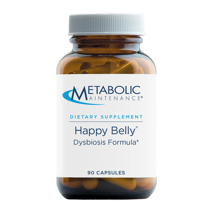 Metabolic Maintenance Happy Belly - Gut, GI + Detox Support with Caprylic Acid, Black Walnut, Olive Leaf + Barberry Supplement - dailyvitalstore