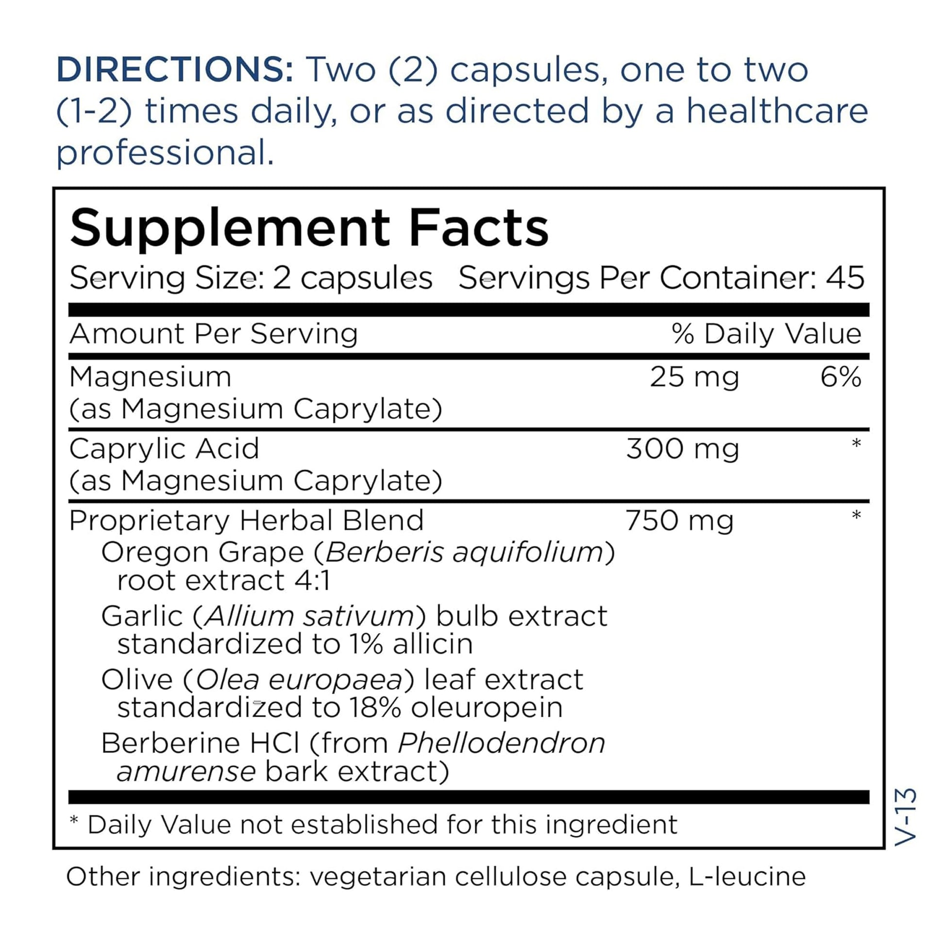 Metabolic Maintenance Happy Belly - Gut, GI + Detox Support with Caprylic Acid, Black Walnut, Olive Leaf + Barberry Supplement - dailyvitalstore