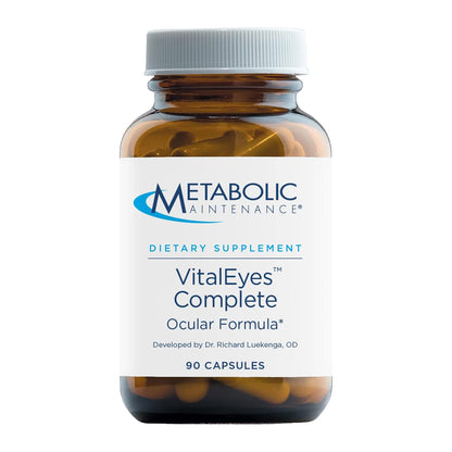 Metabolic Maintenance Vital Eyes Complete - Ocular Support Multivitamin with Lutein + Zeaxanthin (90 Capsules) - dailyvitalstore