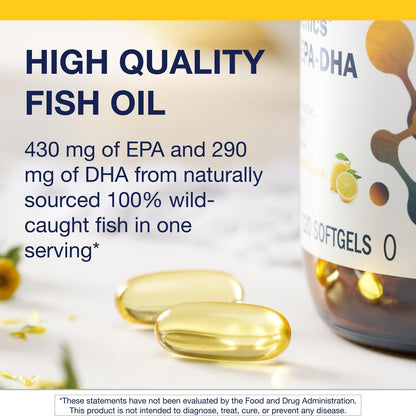 Metagenics OmegaGenics Fish Oil EPA-DHA 720 mg - High Potency Omega-3 Supplement* - Supports Heart, Joint, Brain & Immune Health* - dailyvitalstore