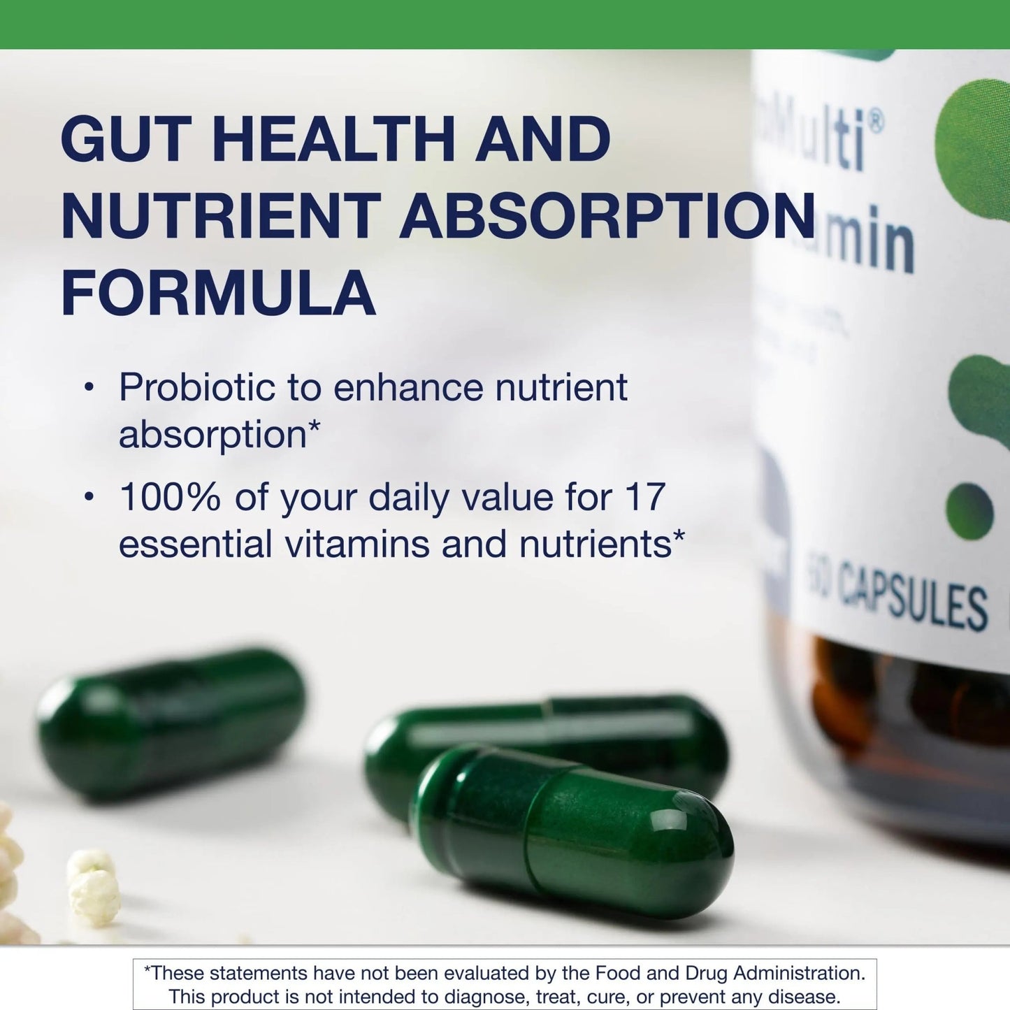 Metagenics UltraFlora Probiotic + Multivitamin - All-in-One Daily Gut Health & Digestive Balance Support* - Clinically Tested Probiotic Blend - dailyvitalstore