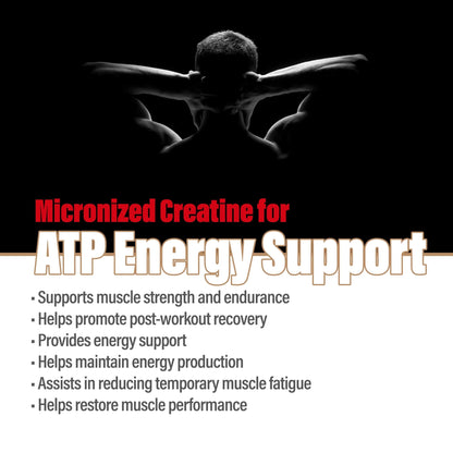 METALIFE 100% Pure Creatine Monohydrate Powder 200 Servings, Micronized Powder, Muscle Growth, Unflavored, Ideal for Athletes & Fitness Enthusiasts, - dailyvitalstore