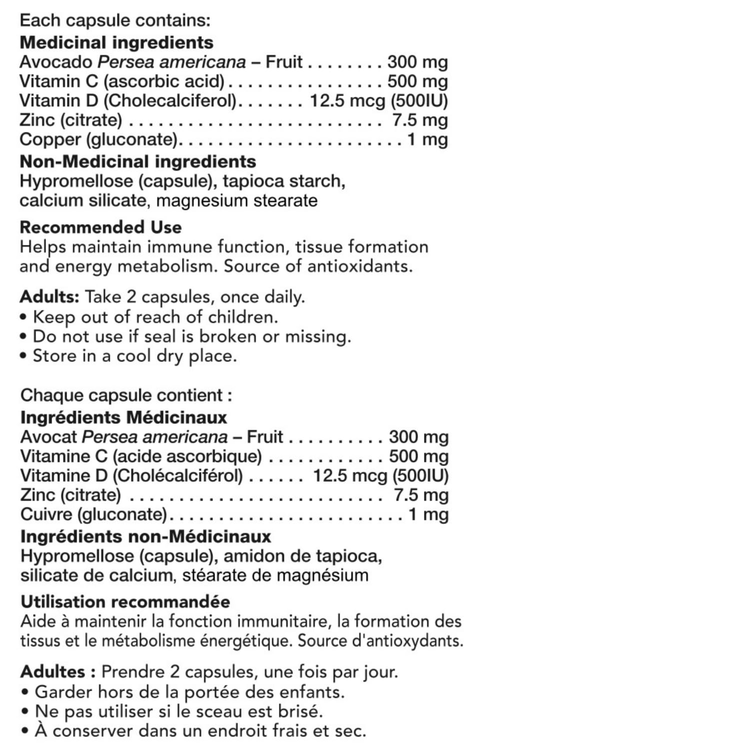 Metavo Immune Health - Natural Immune Support Supplement, Essential Zinc Supplements for Men & Women Enriched with Vitamin C, D & Copper, 60 Vegan Capsules, 30 Servings - dailyvitalstore