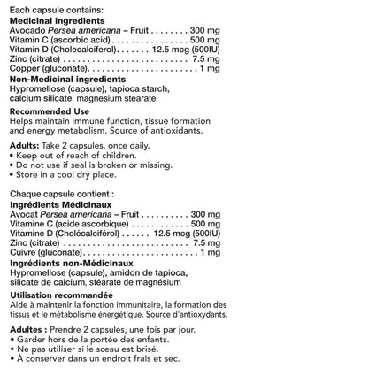 Metavo Immune Health - Natural Immune Support Supplement, Essential Zinc Supplements for Men & Women Enriched with Vitamin C, D & Copper, 60 Vegan Capsules, 30 Servings - dailyvitalstore