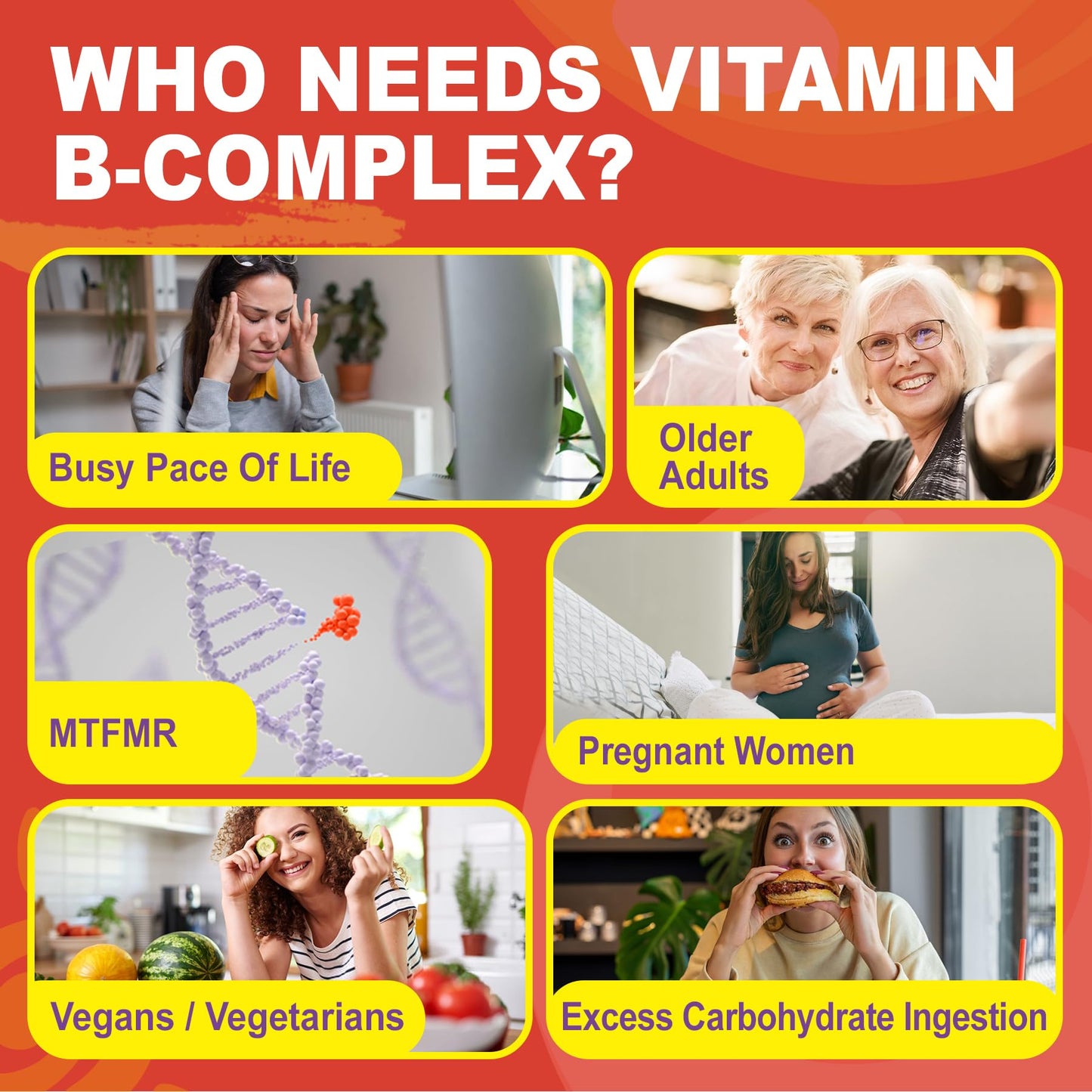 Methylated Vitamin B Complex Gummies for Women & Men - 12-in-1 Multivitamin with 1000 mcg Methyl B12, 1700 mcg Methylfolate, 2000 mcg Biotin, Inositol for Energy - dailyvitalstore