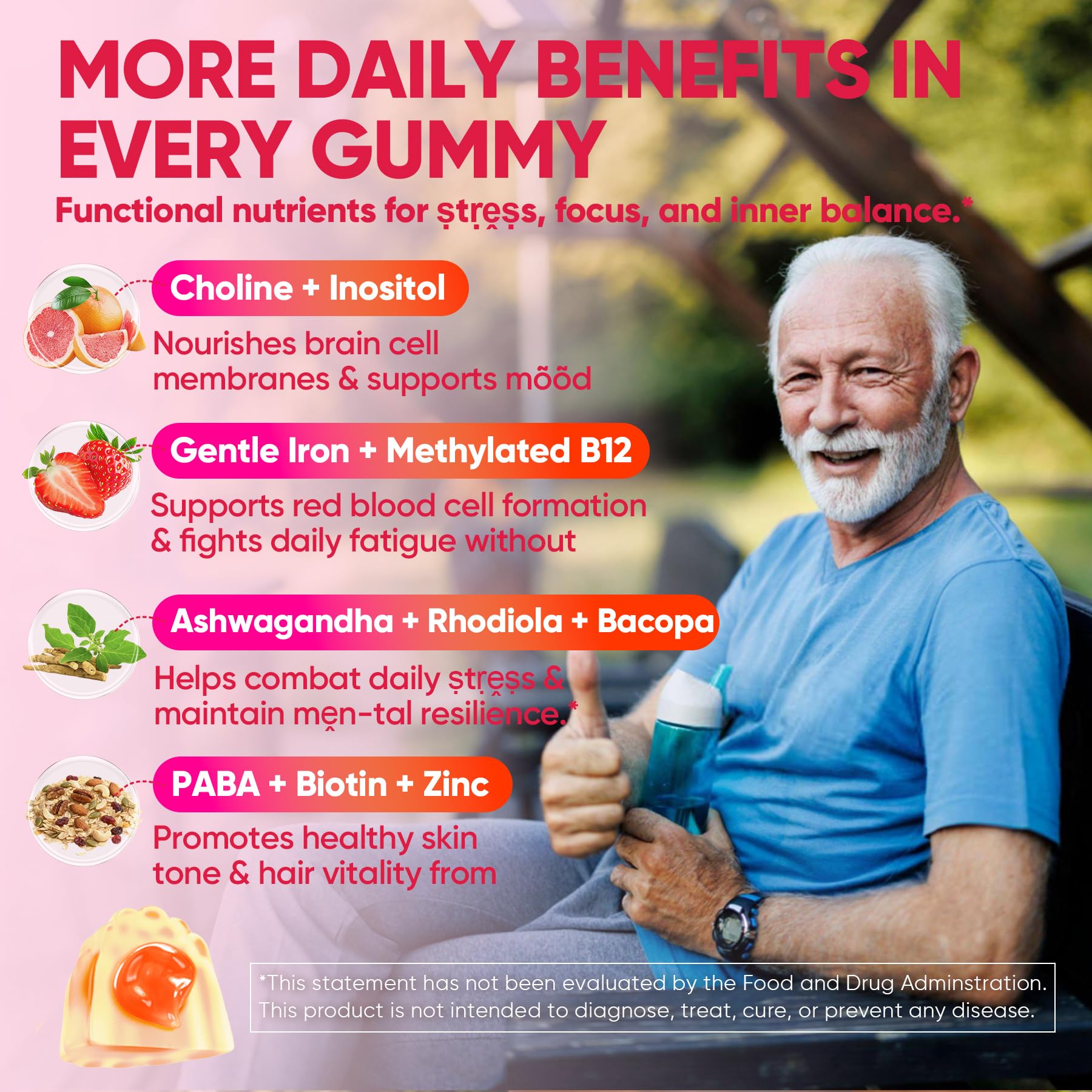 Methylated Vitamin B Complex Gummies for Women & Men, High Dose 2000 mcg Methyl B12, Liposomal Super All B Vitamins Methylfolate, B1, B2, B3, B5, B6, B7, Vitamin C, - dailyvitalstore