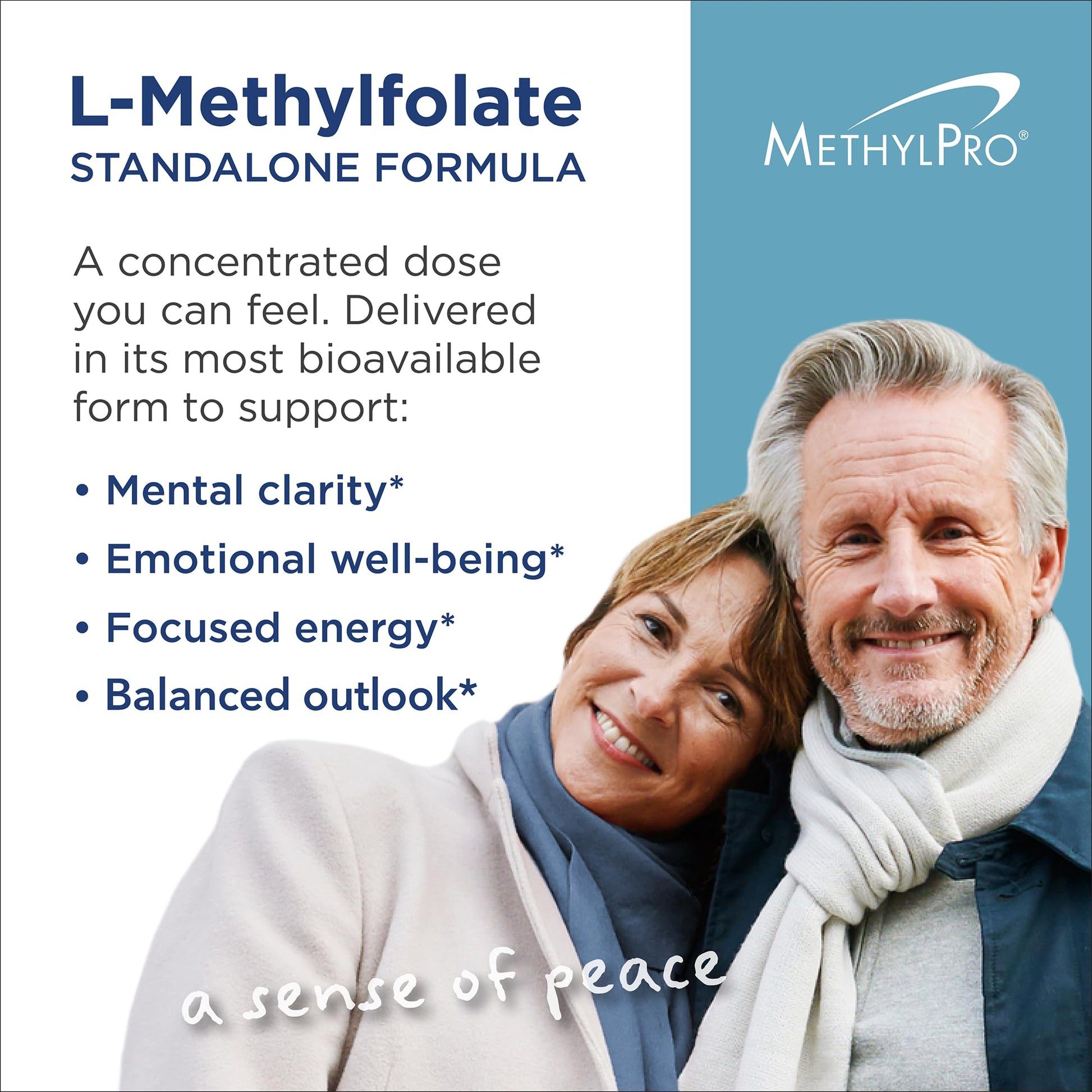MethylPro 15mg L-Methylfolate (30 Capsules) - Professional Strength Active Methylfolate, 5-MTHF Supplement for Mood, Brain Health + Immune Support, - dailyvitalstore