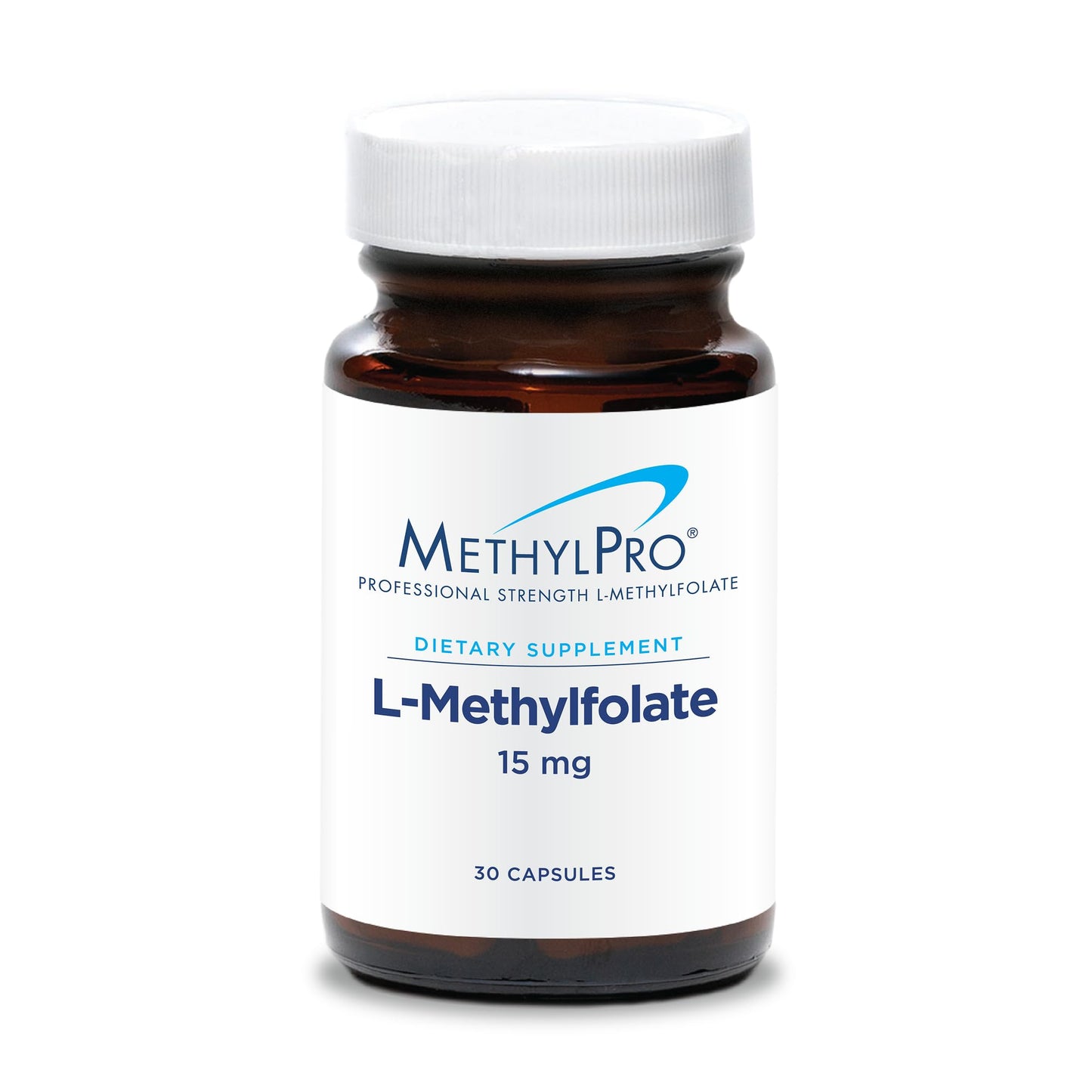 MethylPro 15mg L-Methylfolate (30 Capsules) - Professional Strength Active Methylfolate, 5-MTHF Supplement for Mood, Brain Health + Immune Support, - dailyvitalstore
