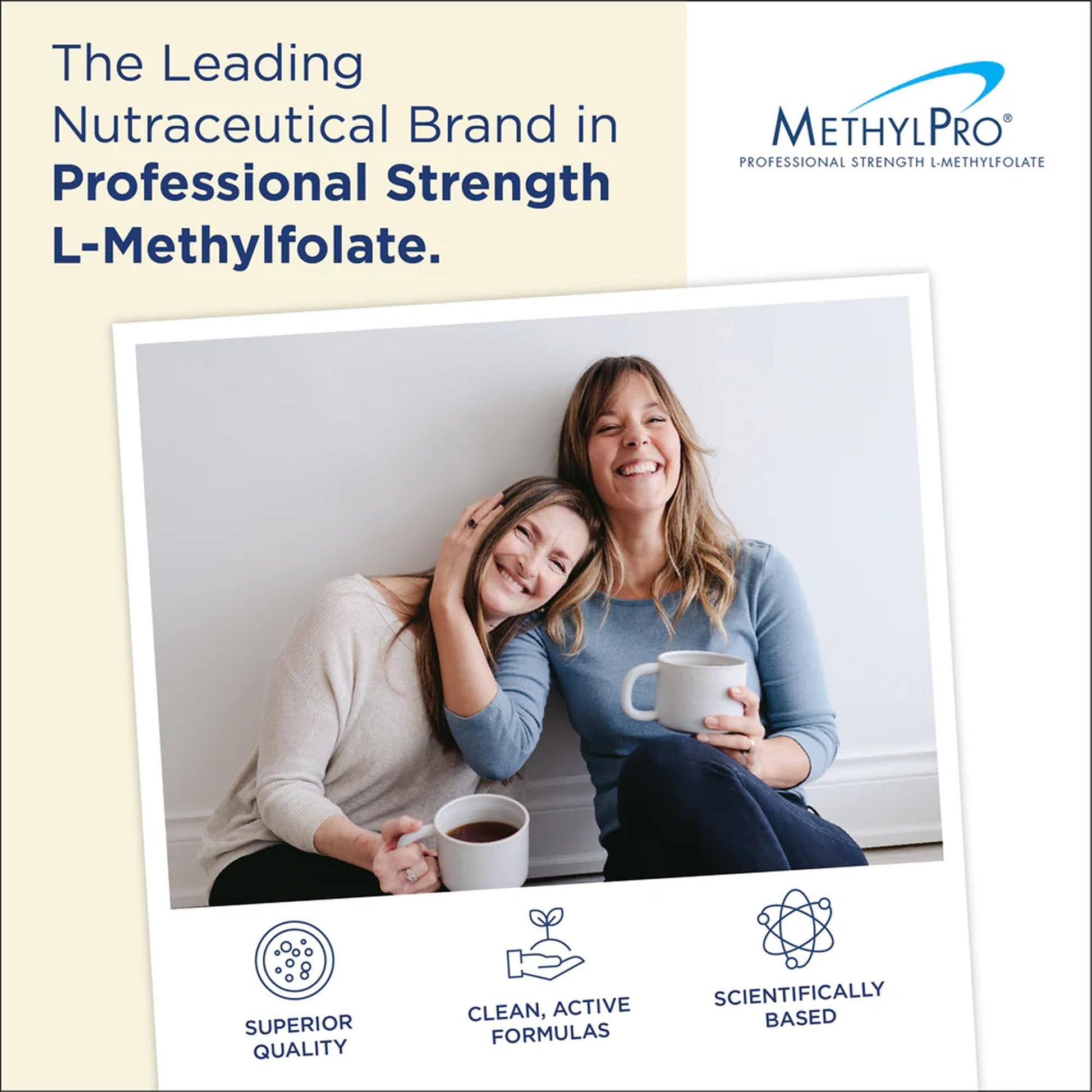 MethylPro 15mg L-Methylfolate (30 Capsules) - Professional Strength Active Methylfolate, 5-MTHF Supplement for Mood, Brain Health + Immune Support, - dailyvitalstore